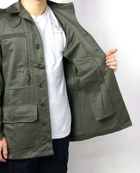 フランス軍 OD M-64 フィールドジャケット フード付 新品 F19NH