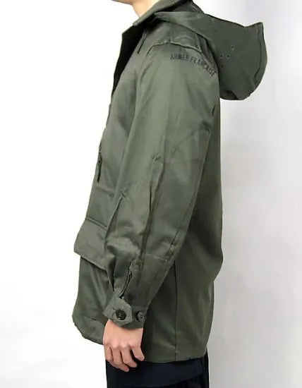 フランス軍 OD M-64 フィールドジャケット フード付 新品 F19NH