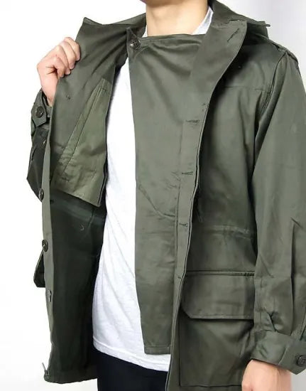 フランス軍 OD M-64 フィールドジャケット フード付 新品 F19NH