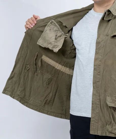フランス軍 ビンテージ M-47 フィールドジャケット 前期型後期 USED F24VU