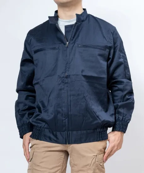 フランス BALSAN ネイビー スタンドカラージャケット 新品 F18N=