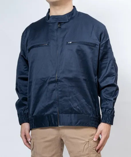 フランス BALSAN ネイビー スタンドカラージャケット 新品 F18N=