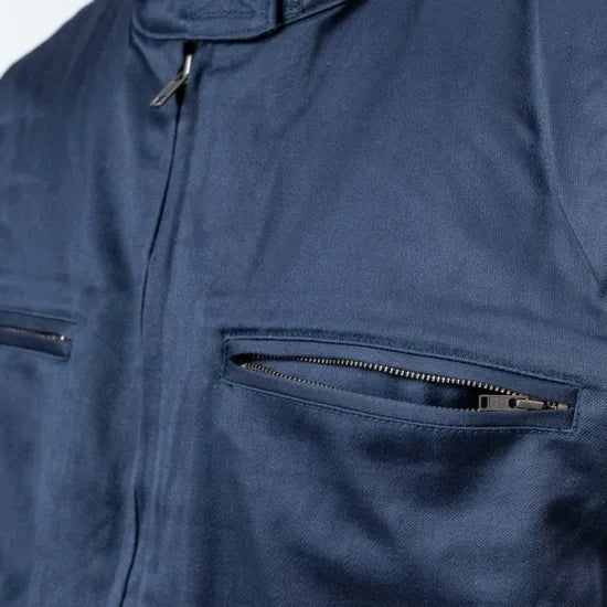 フランス BALSAN ネイビー スタンドカラージャケット 新品 F18N=