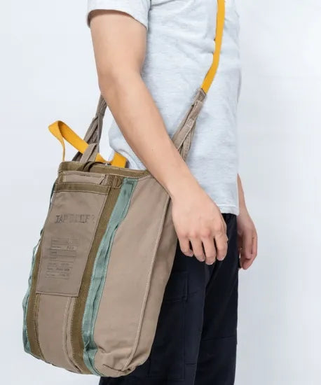 フランス軍 パラシュート リメイクバッグ USED 226U=