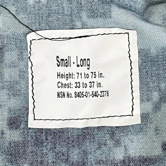 アメリカ海軍 U.S.NAVY ピクセルブルー デジタルカモ NWU ジャケット 新品 =