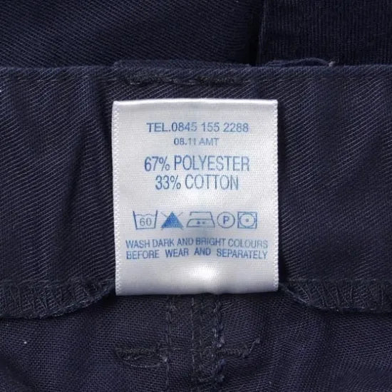 【スモール&ビッグ特価】イギリス内務省 Home Office ネイビー カーゴパンツ 新品 205N-SB=