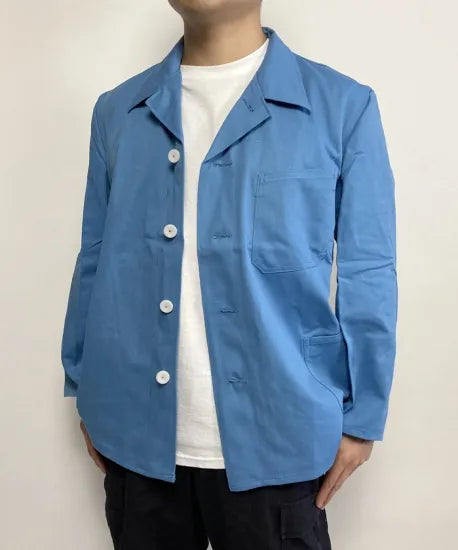 ドイツ軍 BW パステルブルー ワークジャケット 新品 G55N=