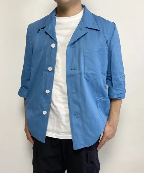 ドイツ軍 BW パステルブルー ワークジャケット 新品 G55N=