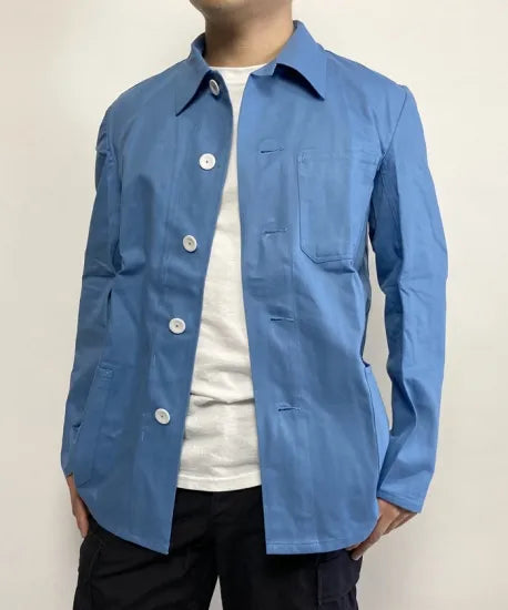 ドイツ軍 BW パステルブルー ワークジャケット 新品 G55N=