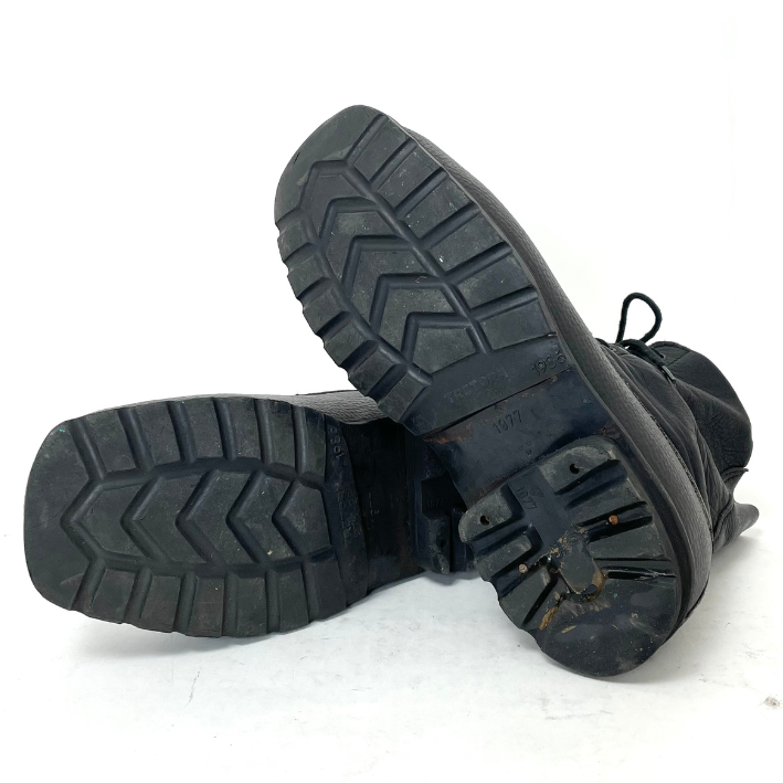 スウェーデン軍 ブラック TRETORN/トレトン コンバットブーツ 上質USED 153BN3