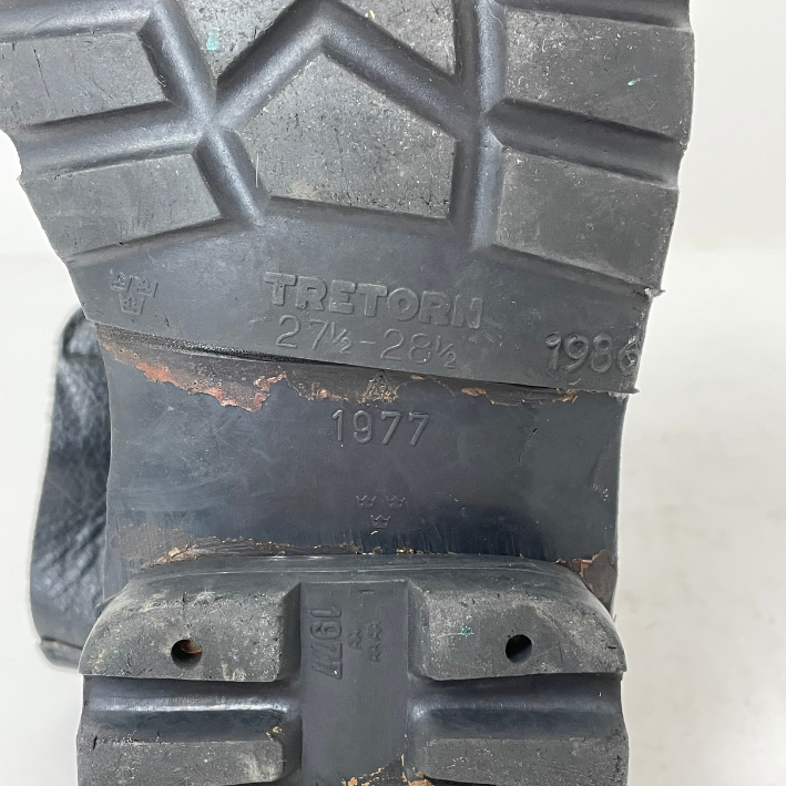 スウェーデン軍 ブラック TRETORN/トレトン コンバットブーツ 上質USED 153BN3