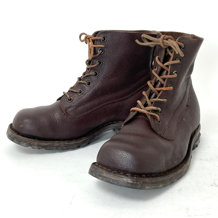 スウェーデン軍 ブラウン TRETORN/トレトン M-59 コンバットブーツ USED 153WU