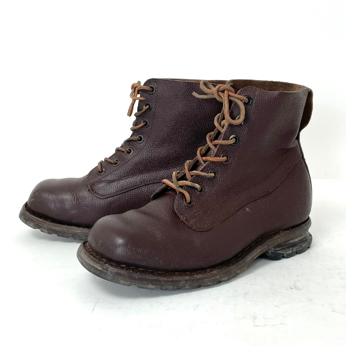 スウェーデン軍 ブラウン TRETORN/トレトン M-59 コンバットブーツ USED 153WU