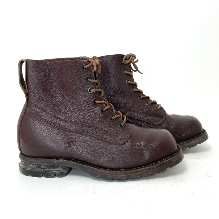 スウェーデン軍 ブラウン TRETORN/トレトン M-59 コンバットブーツ USED 153WU