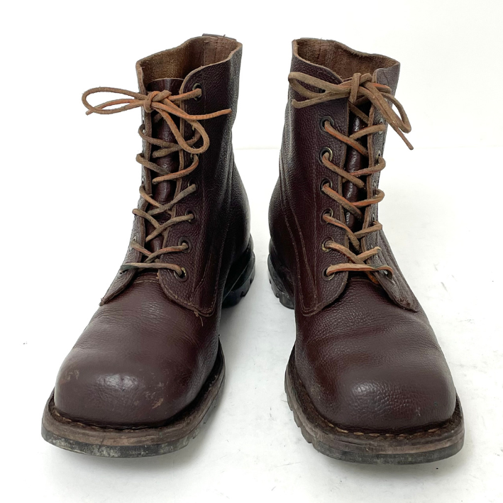 スウェーデン軍 ブラウン TRETORN/トレトン M-59 コンバットブーツ USED 153WU