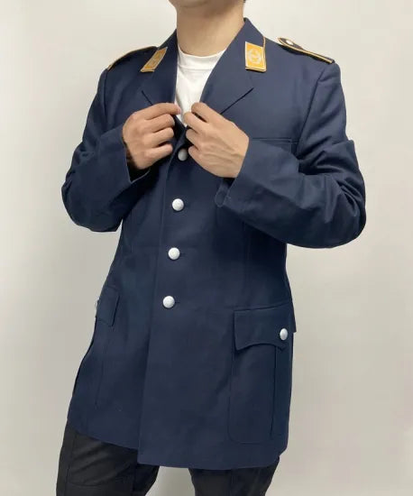 ドイツ空軍 エアフォース ブルーグレー ドレスジャケット 新品 G32N