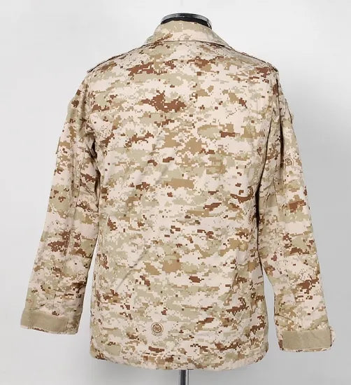 EU デザートデジタルカモ 前ジッパー コンバットジャケット USED E104UZ=