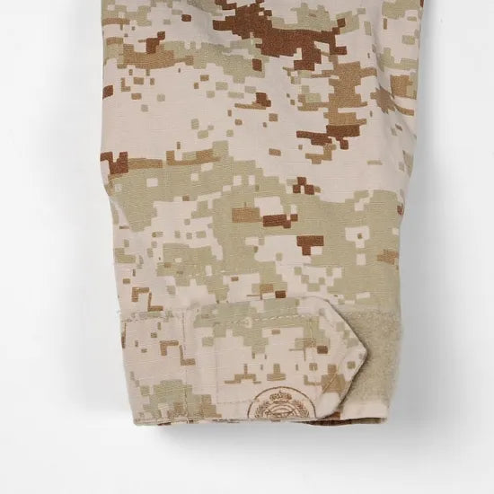 EU デザートデジタルカモ 前ジッパー コンバットジャケット USED E104UZ=