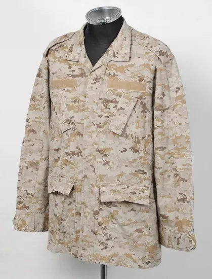 EU デザートデジタルカモ 前ジッパー コンバットジャケット USED E104UZ=