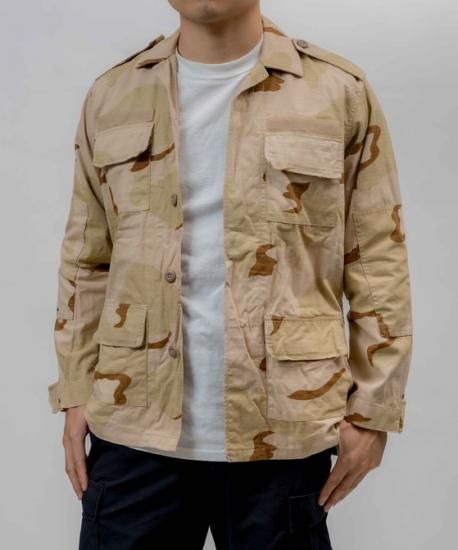 EU 3カラーデザートカモ コンバットジャケット USED E103U=