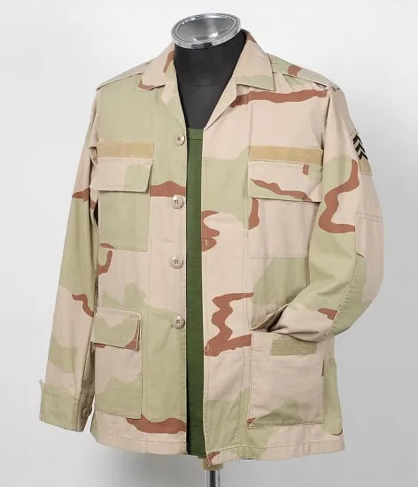 EU 3カラーデザートカモ コンバットジャケット USED E103U=