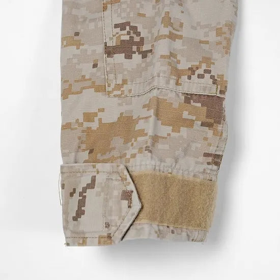 EU デザートデジタルカモ ボタン留め コンバットジャケット USED E104UB=