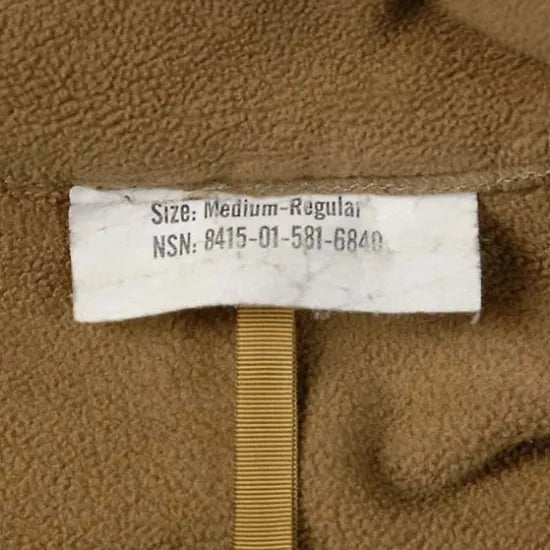 アメリカ海軍 U.S.NAVY コヨーテ NWU TYPE II/III パーカー用 フリース ライナージャケット USED A31CU-LINER