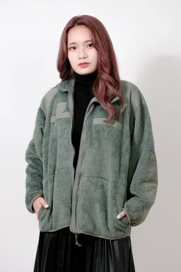 アメリカ軍 フォリッジグリーン Polartec ECWCS Gen3 Level3 フリースジャケット 上質USED A31FN3