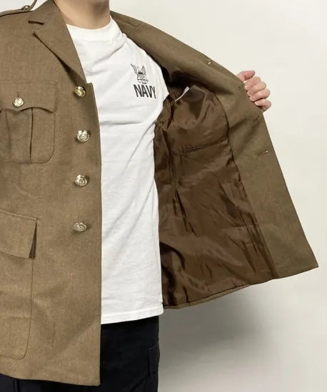 イギリス陸軍 ARMY ブラウン No.2 オフィサージャケット 階級章付 新品