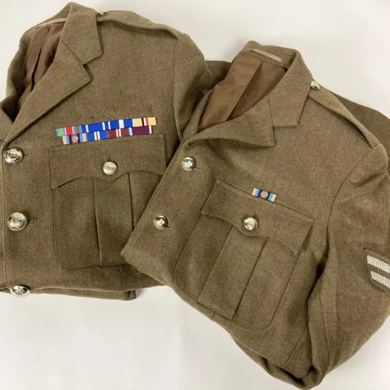 イギリス陸軍 ARMY ブラウン No.2 オフィサージャケット 階級章付 新品