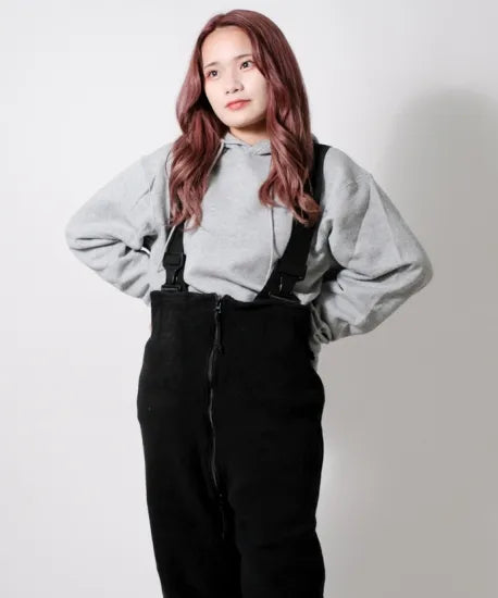 アメリカ軍 ブラック POLARTEC ECWCS Gen2 フリース オーバーオール ニアニュー