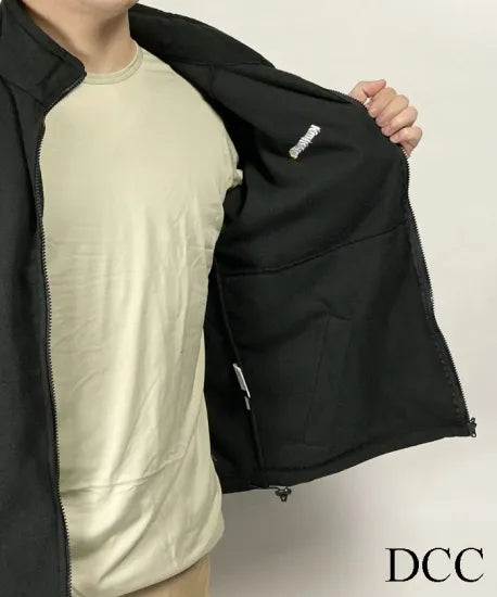 イギリス Kwik Fit ブラック フリースジャケット 新品