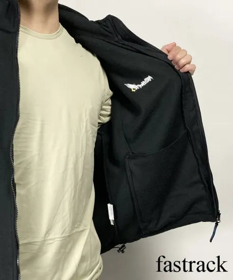 イギリス Kwik Fit ブラック フリースジャケット 新品