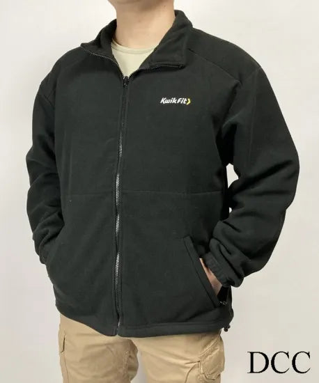 イギリス Kwik Fit ブラック フリースジャケット 新品