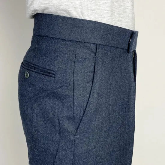 イギリス空軍 RAF ブルーグレー ベルトループ無し No.1(2) ドレスパンツ USED 206YUZ-WOOL=