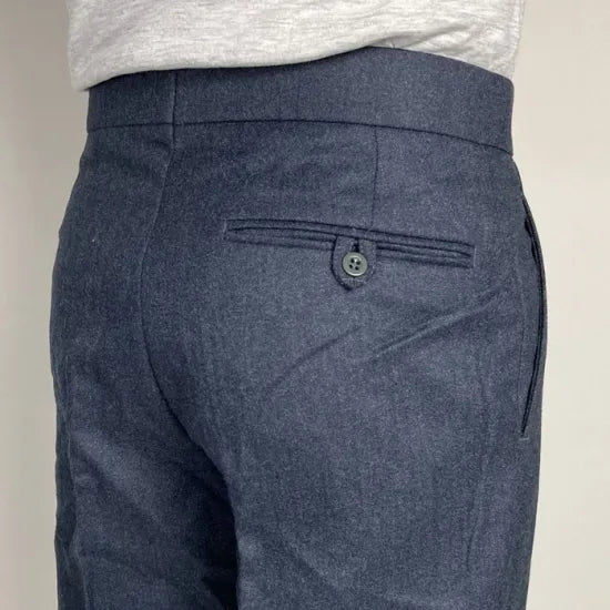 イギリス空軍 RAF ブルーグレー ベルトループ無し No.1(2) ドレスパンツ USED 206YUZ-WOOL=