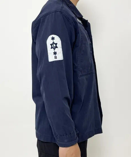 (11/8まで特価)イギリス海軍 ROYAL NAVY コンバットジャケット ワッペン多数付 USED B25UW=