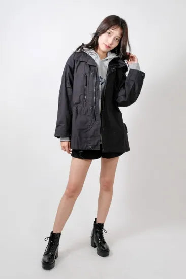 【スモール特価】スウェーデン軍 ブラック M-90 フィールドジャケット 新品 =