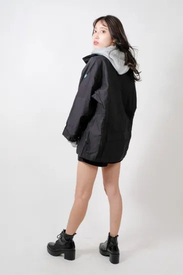 【スモール特価】スウェーデン軍 ブラック M-90 フィールドジャケット 新品 =