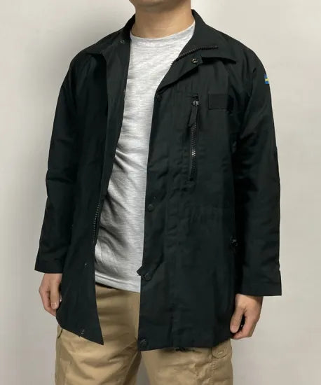 【スモール特価】スウェーデン軍 ブラック M-90 フィールドジャケット 新品 =