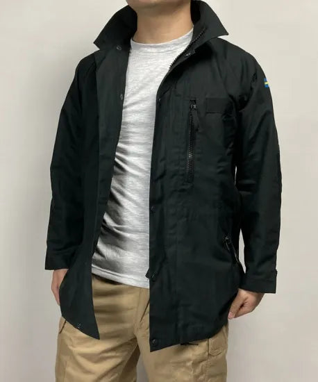 【スモール特価】スウェーデン軍 ブラック M-90 フィールドジャケット 新品 =