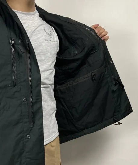 【スモール特価】スウェーデン軍 ブラック M-90 フィールドジャケット 新品 =