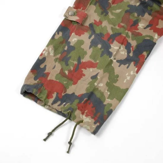 スイス軍 アルペンカモ M-70 マウンテン オーバーオール USED 582U