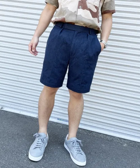 イギリス空軍 RAF ブルーグレー No.2 ショートパンツ USED 206YUH=