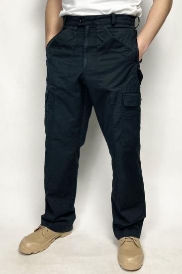 【レディース特価】イギリス警察 POLICE ブラック レディース サイドZIP カーゴパンツ USED 222U-LDY=