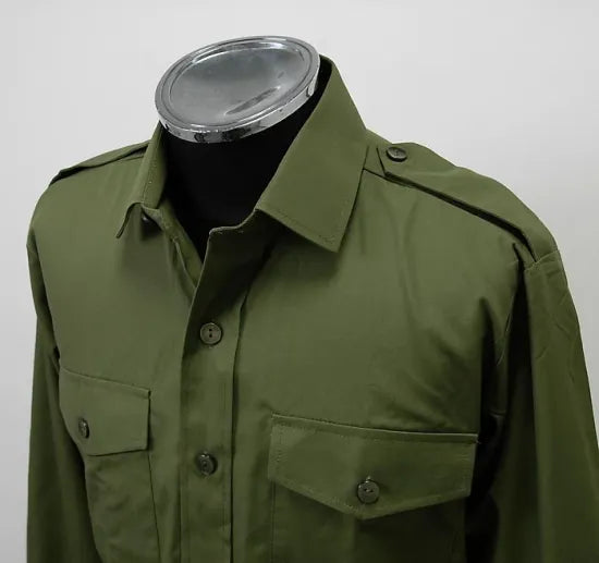 イギリス軍 OD フィールドシャツ USED B21U-