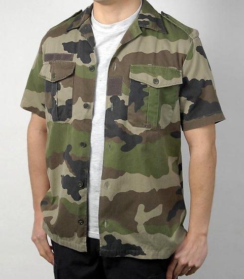 フランス軍 CCE カモフラージュ HBT 半袖チャドシャツ 新品 F14N-