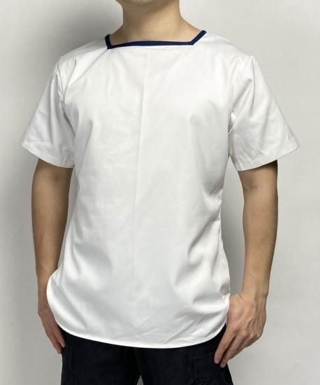 イギリス海軍 ROYAL NAVY ホワイト 半袖シャツ USED B43U-