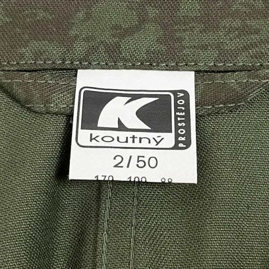 チェコ軍 グリーンカモ M-92 ワークジャケット 新品 E92N=