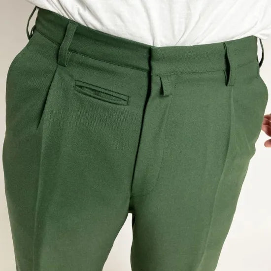 ドイツ警察 POLIZEI グリーン オフィサーパンツ 新品 317N=